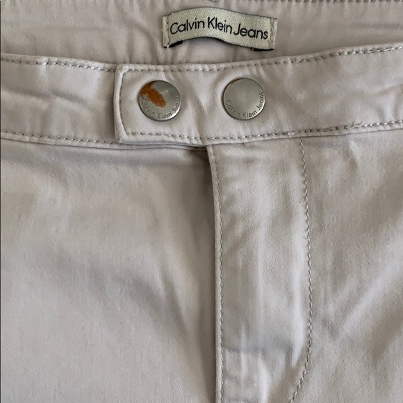 Calvin Klein Jeans stretchy slim light gray pants - Picture 4 of 6